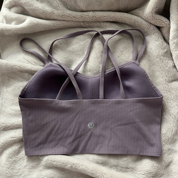 lululemon athletica like a cloud longline ribbed bra - Picture 2 of 5